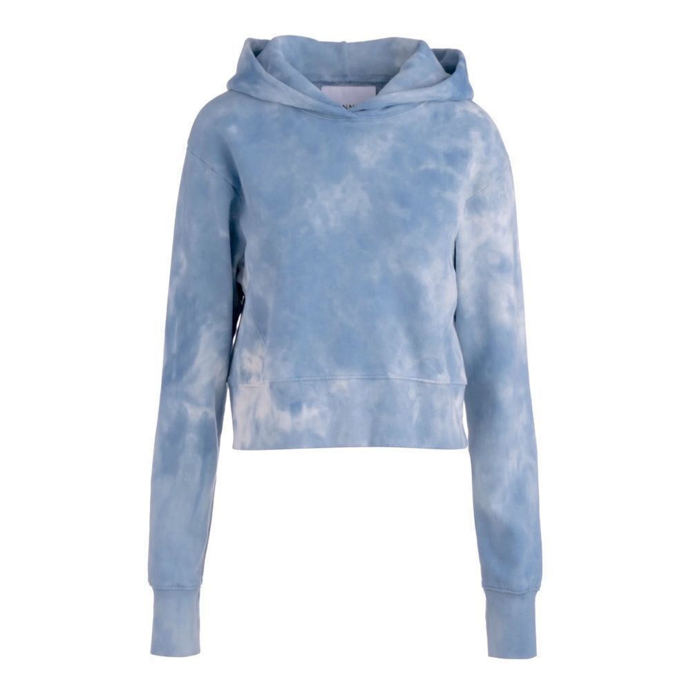 NWT Dannijo Indigo Tie Dye Cropped Hoodie Sweatshirt‎ sz S $175